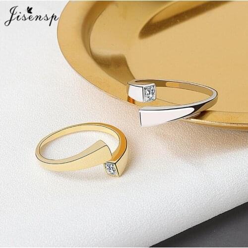 Jisensp Vintage Crystal Geometric Rings for Women Boho Knuckle Finger Ring Female Fashion Jewelry Accessories 2021 New Year Gift
