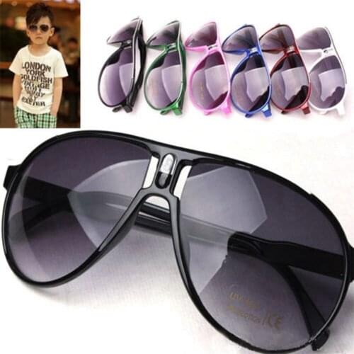 Fashionable Design Child Cool Children Boys Girls Kids Plastic Frame Sunglasses Goggles Eyewear Eye Protect Easy Match
