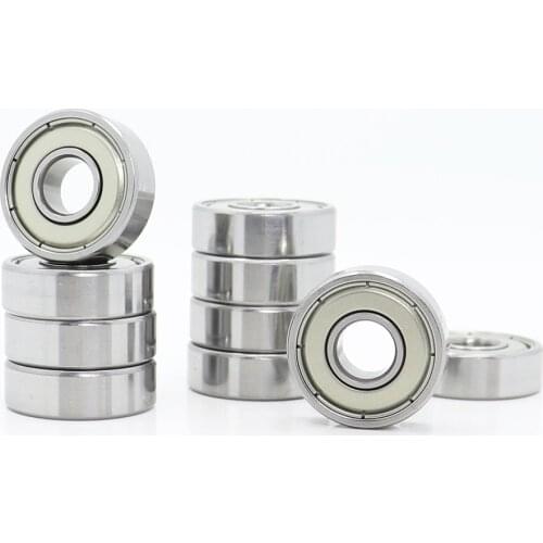 Desktop 3D Printer Special Bearing 608ZZ (10PCS) ABEC-5 8X22X7mm Mute Speed Miniature Ball Bearings ZZ809 Reprap Prusa i3 Parts