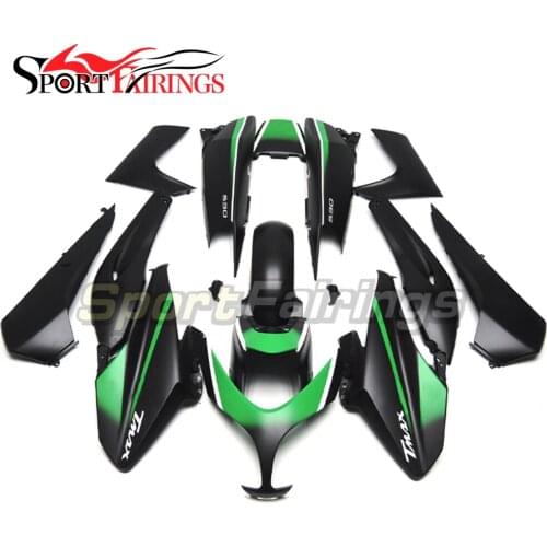 Fairings For Yamaha TMAX T-MAX XP500 08 09 10 11 2008 - 2011 Motorcycle Full Fairing Kit ABS Plastic Spoiler Flat Black Green
