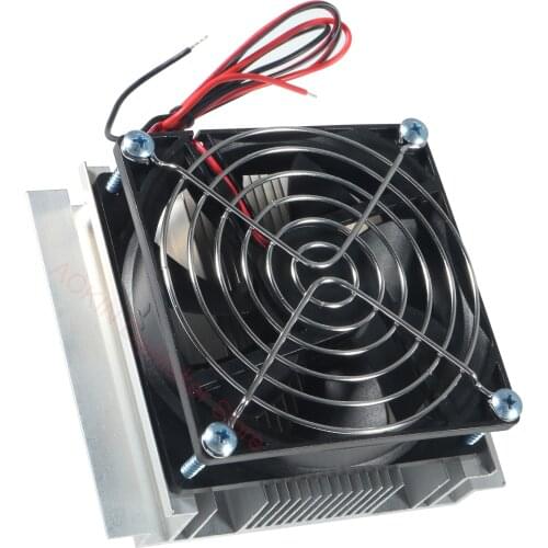 Thermoelectric Peltier Refrigeration Cooling System Cooler Fan TEC1-12706 DIY Air Conditioner