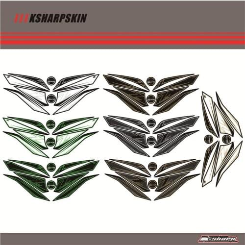 Front Fairing Motor Number Board 3D Gel Protector for KAWASAKI Z1000 2010-2011