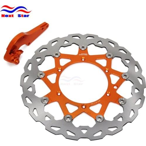 Motorcycle 320mm Floating Brake Disc &Adapter Bracket For KTM EXC SX MX SXS XCW MXC SXF EXCF 125 200 250 380 400 450 SX144 GS350