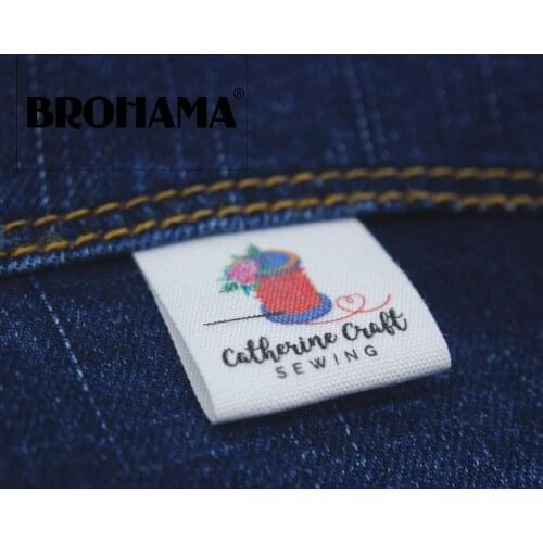 Custom folding labels / custom brand labels, clothing labels, childrens clothing ,sewing (MD538)