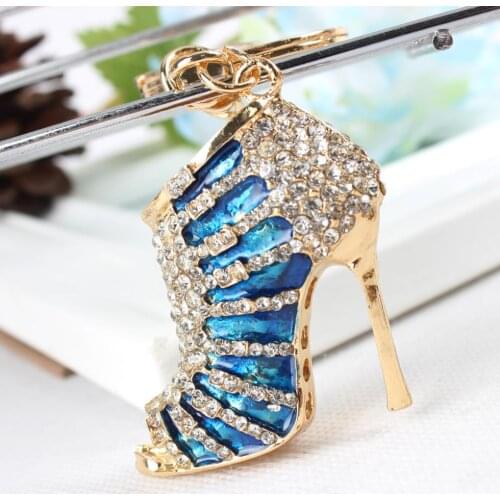 Lovely Cute Charm Pendant Crystal Rhinestone Purse Bag Keyring Key Chain Gift Birthday Party Present