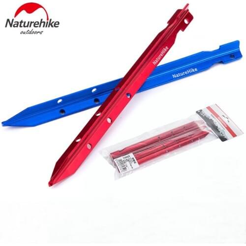 25CM Long Superhard Aluminium Alloy Tent Nail Stake Triangle Tents Peg Camping Accessories Beach Desert 4PC/Bag