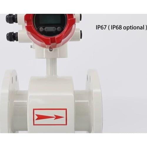 Supmea 316SS Stainless Steel ptfe liner clamp electromagnetic flow meter sanitary magnetic lowmeter