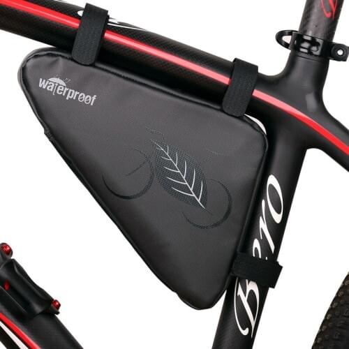 Bike bag Waterproof MTB Mountain Road Bicycle front Tube Frame Triangle bags Rainproof cycling Repair Tools Pannier pouch holder