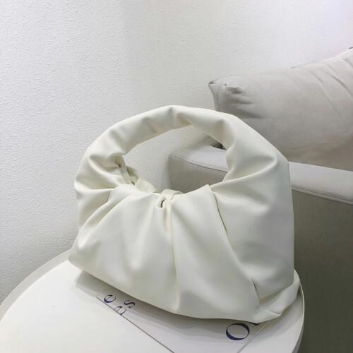 Fashion Pu Shoulder Bags For Women Soft Leather Handbags Retro Solid Color Underarm Bags Elegant Ladies Handbag Shoulder Bag
