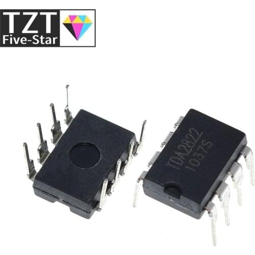 10PCS TDA2822M DIP8 TDA2822 DIP 2822M DIP-8 new and original IC