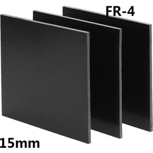 15mm thick black FR4 fiberglass sheet glass fibre plate GFRP GF board black epoxy plate FR-4 Insulation and anti-static sheet