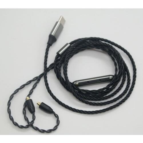 Audio Cable MMCX to USB Type-C Earphone Cable for Shure SE215 SE315 SE425 SE535 UE900 Westone W10/W20/W30