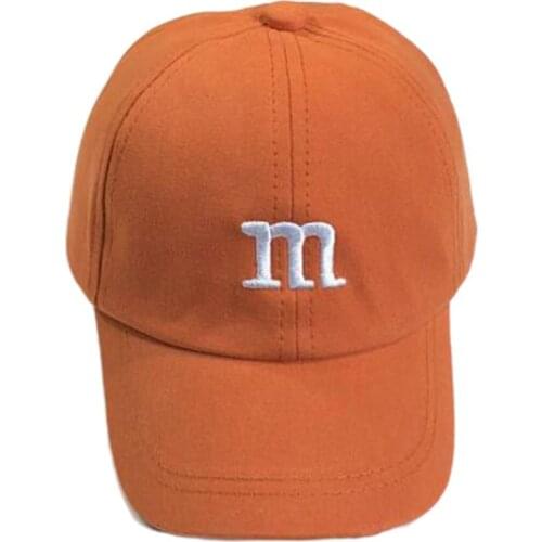 Candy colors Children Baseball Cap Hip Hop 1 to 4 Years old Embroidery M kids Sun Hat Boys Girls Caps snapback hats