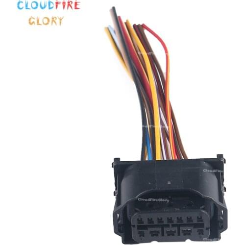 CloudFireGlory 61132359991 12 Pin Headlight Plug Wiring For BMW F01 F02 E63 E64 E90