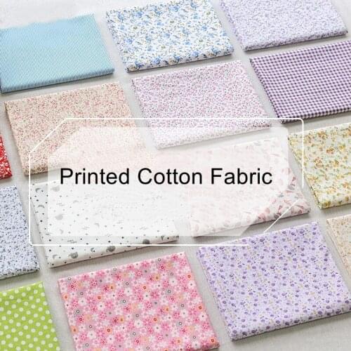 Colourful Cotton Fabrics Flower Cloth DIY Patchwork Handmade Sewing Material Child Clothes Sheet Pillowcase Quilt Cover Curtain