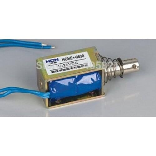 24V Pull Hold/Release 3-5mm Stroke 0.62Kg Force Electromagnet SolenoidActuator
