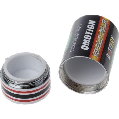 Battery Secret Stash Box Diversion Safe Pill Case Valuable Jewelry Box Container