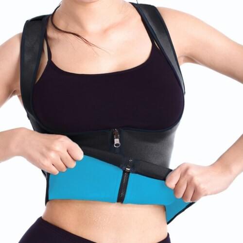 SAYFUT Neoprene Sweat Sauna Body Shaper Tummy Control Top Slimming Vest Shapewear Weight Loss Waist Shaper Corset S-3XL