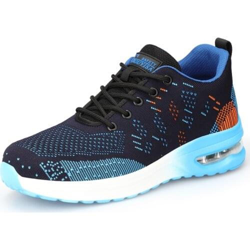 Lightweight Breathable Men Safety Shoes Steel Toe Work Shoes For Men Anti-smashing Construction Sneaker Indestructible shoes