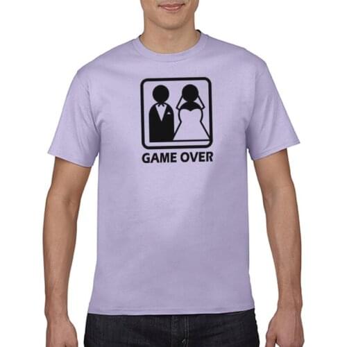 Mens round neck T-shirt casual loose mens casual T-shirt top