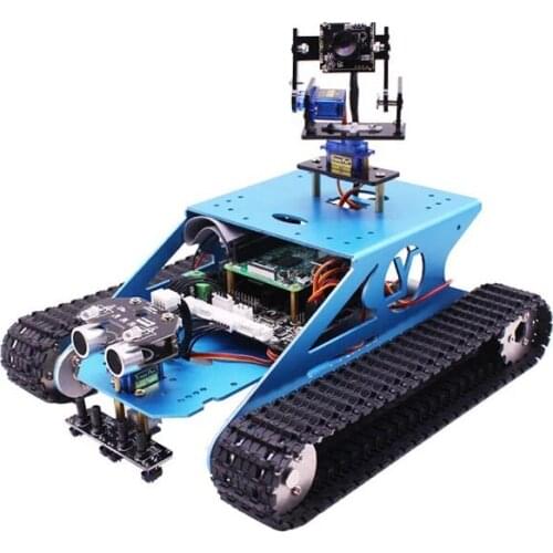 BlueRaven G1 Smart Tank Robot Kit With WIFI Camera For Raspberry Pi 4B/3B