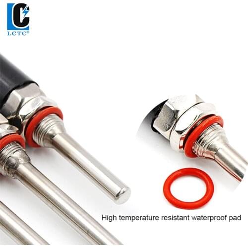 K E type M12 Probe Metal shielded wire stainless steel Thermocouple Temperature Sensor