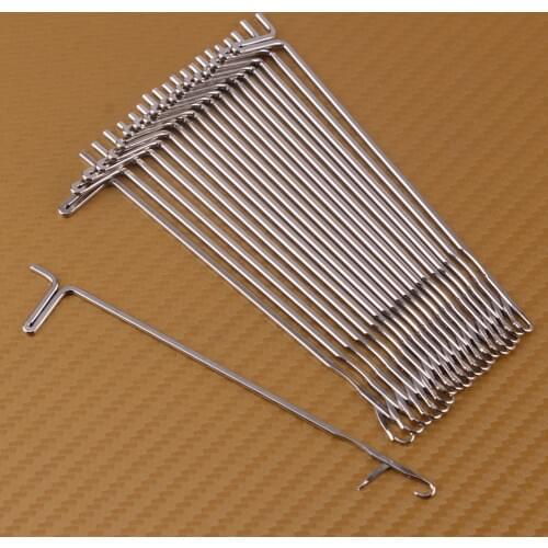 20pcs Knitting Machine Hook Needles Fit For Silver Reed Singer Studio Empisal Knitmaster LK150 LK360