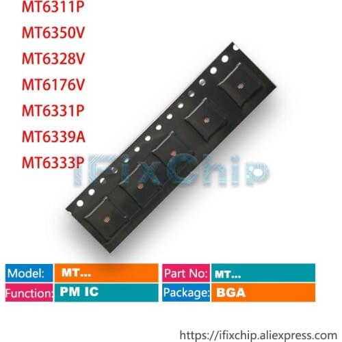 5pcs/lot MT6311P MT6350V MT6328V MT6176V MT6331P MT6339A MT6333P Power PM IC PMIC Chip