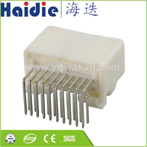 Free shipping 2sets 20pin auto electric plastic ECU wire cable harness PCB olug connector HD201S-0.7-10W