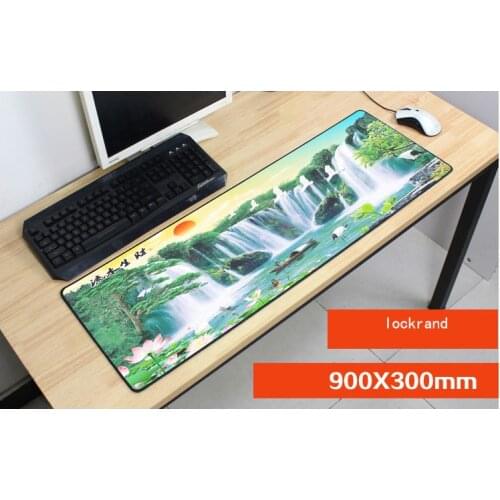 Home mouse pad 900x300mm art pad to mouse custom notbook computer mousepad gaming padmouse locrkand gamer to keyboard mouse mat