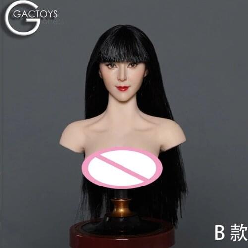 1:6 Fan Bingbing Head Sculpt Model GACTOYS GC041Fit 12'' Female Soldier Action Figure Body
