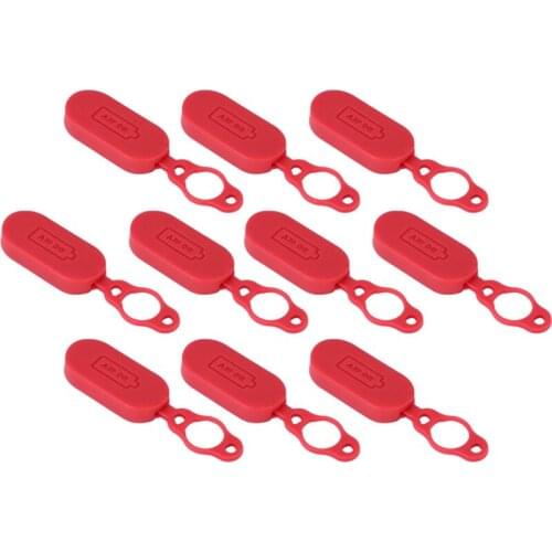 Hot AD-10Pcs Charging Port Dust Plug Rubber Case for Xiaomi Mijia M365 Electric Scooter Battery Power Charger Line Hole Cover