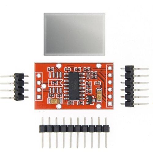 HX711 Dual-channel 24-bit A/D Conversion Weighing Sensor Module with Metal Shied