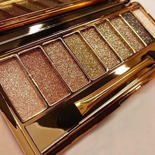 Korean Cosmetics 9 Colors Eyeshadow Palette Matte Eyeshadow Palette Glitter Eye Shadow Makeup Nude Beauty Make Up Set
