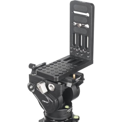 Moveski LBC Universal Quick Release L Plate Bracket Screw Hole Fixing Shoot Camera Video ForDSLR DJI ROINS SC ZHIYUN Sony A7R4