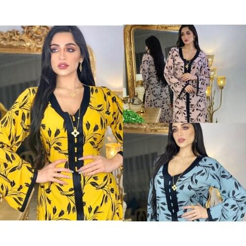 Muslim Fashion Abayas For Women Dubai Turkey Muslim Hijab Dress Bohemian Kaftan Ankara Dashiki Plus Size Boubou Evening Gowns