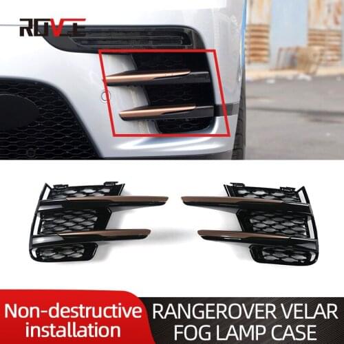 For Land Rover Range Rover Velar L560 Fog Light Lamp Cover Bumper Grille Trim LR093470 LR093471 Fog Lamp Shade