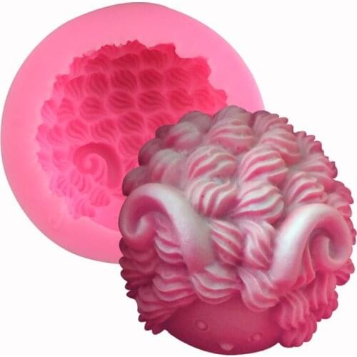 New sheep DIY hand soap mold diy baking cake decoration tool liquid silicone mold baking accessories chocolate mold