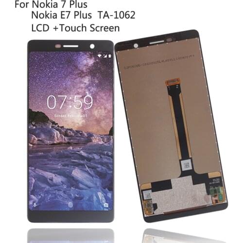 Original For Nokia 7 Plus 7Plus LCD Display Touch Screen Digitizer Repair Parts For Nokia E7 Plus Screen LCD TA-1062 Display
