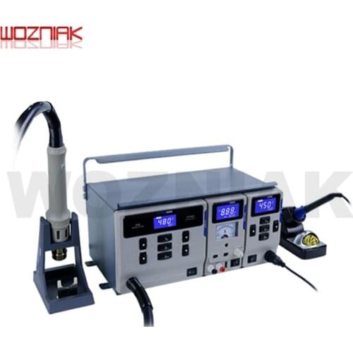 ATTEN MS-300 SMD Soldering Rework Station 3 IN 1 Combination Maintenance System for Soldering Desoldering DC Power Supply Repair