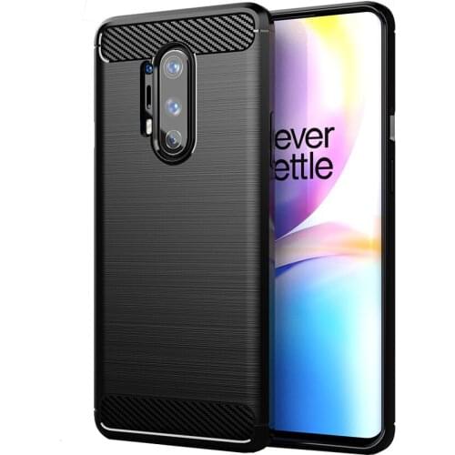 Full-Body Protective Phone Cover Shock-Absorption Flexible TPU Rubber Case for oneplus 8 Pro/1+8/oneplus 8