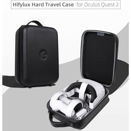 Shock-Proof Hard Travel Leather Case Box Hand Bag For Oculus Quest 2 VR Glasses