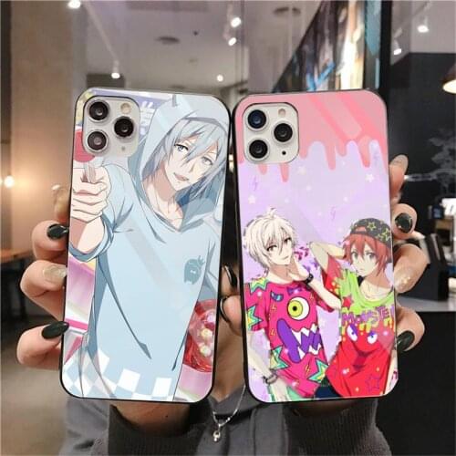 Hot Idolish7 Luxury Unique Design Phone Cover Tempered Glass For iPhone 11 Pro XR XS MAX 8 X 7 6S 6 Plus SE 2020 case