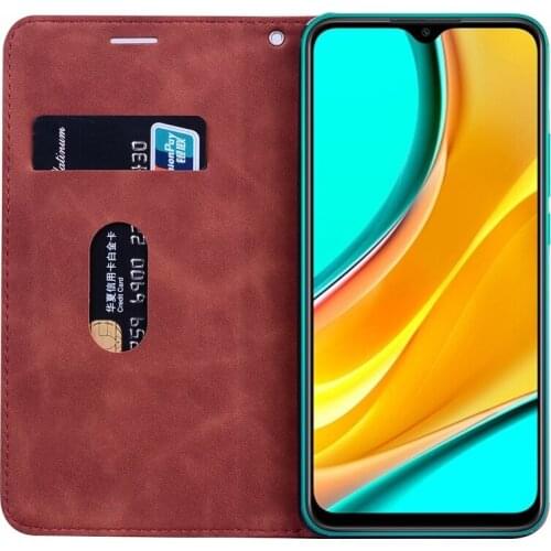 Luxury Business Phone Case For Redmi 9C 9C Redmi9C Flip Cover on Carcasa Redme Redmi 9A 8A 7A 10XPro Note9 9S 8T Pro 10 7 Hoesje