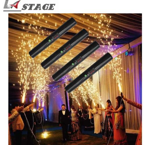 Hand Held Cold Pyro Shooter Fireworks Machine Indoor Gun Stage Fountain Firing Pyrotechnic Weeding Pyros Cold Pyro