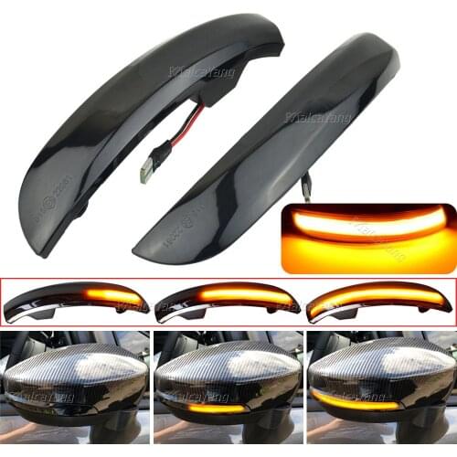 LED Dynamic Turn Signal Blinker For Ford C-Max Focus 3 MK3 Kuga Escape EcoSport Side Sequential Rearview Mirror Indicator Light