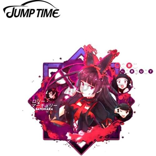 Jump Time 13 x 12cm For Rory Mercury Car Stickers and Decals Creative JDM Funny Decoration Vinyl Waterproof Trunk Car Wrap