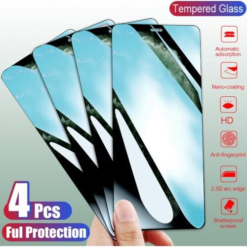 Tempered Glass for iPhone 11 Pro Max Full Cover Protective Glass Film Screen Protector for iPhone X XR XS Max 7 8 Plus 6 6S 5 5S