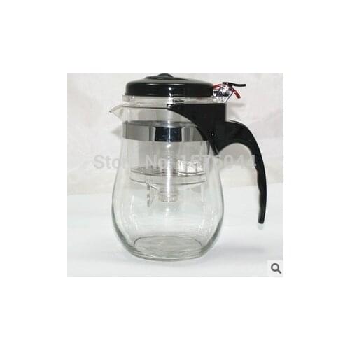 1PC 1000ml New arrival hot selling kettle Heat-Resistant Glass Teapot Convenient Office Tea Pot Set JP 1064