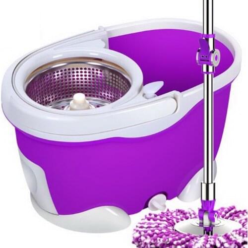 150203/High quality stainless steel mops/Carbon steel rotary shaft/Household Rotary mop/no hand wash lazy mop